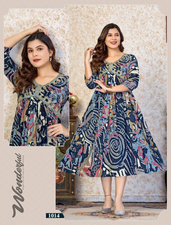 Trendy Be Bloom Rayon Printed Kurti Collection